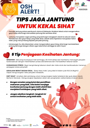 Tips Jaga Jantung untuk Kekal Sihat