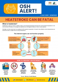 Heatstroke can be fatal