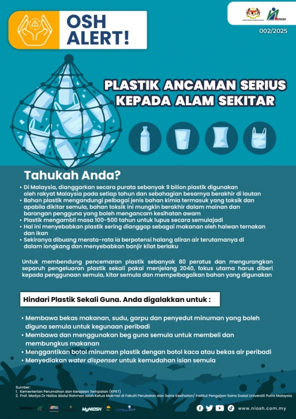 Plastik Ancaman Serius kepada Alam Sekitar