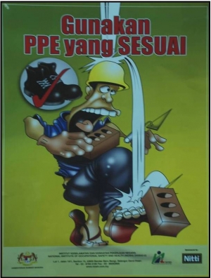 Gunakan PPE Yang Sesuai