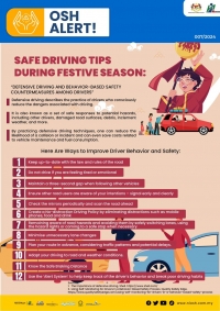 Safe Driving Tips During Festive Season-Defensive Driving and Behavior-Based Safety Countermeasurs among Drivers