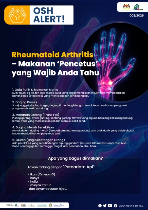 Rheumatoid Arthritis &ndash; Makanan Pencetus yang Wajib Anda Tahu