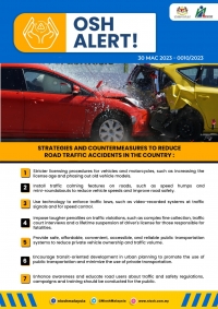 Strategies and countermeasures to reduce road traffic accidents in the country